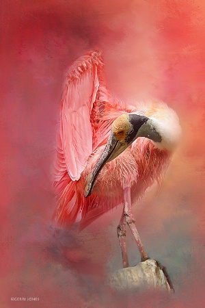 Preening In Afternoon Light