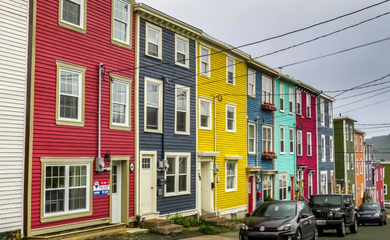 Crayon Houses aka Jelly Bean Row - ID: 15146032 © Patricia A. Casey