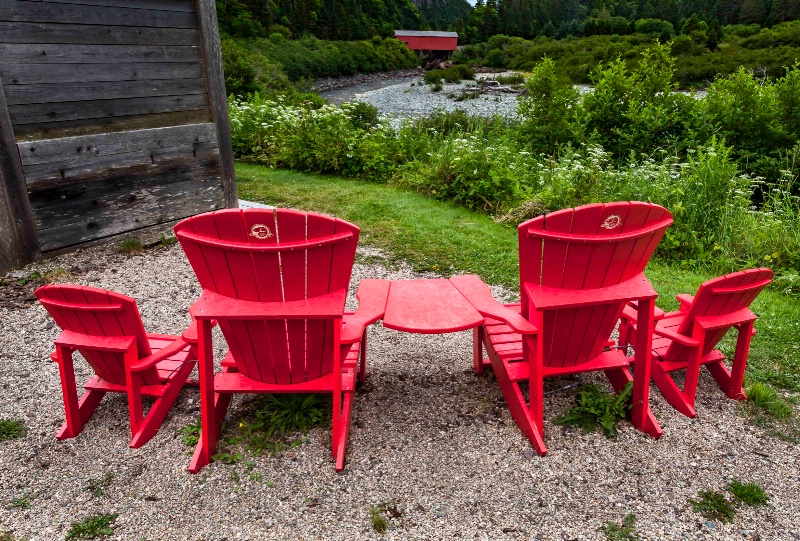 Red Chairs II - ID: 15148454 © Patricia A. Casey