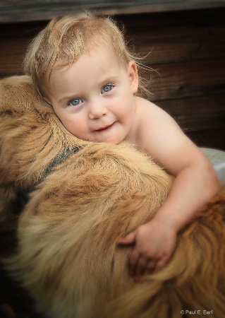 Girl and Dog