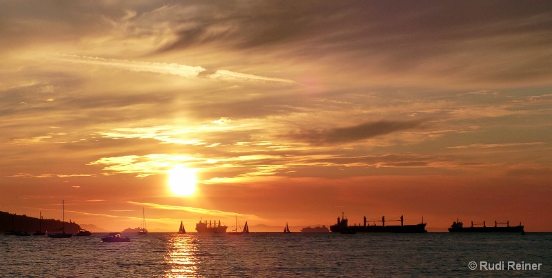 English Bay sunset, Vancouver BC