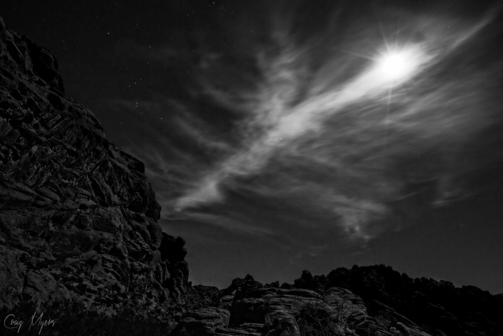 Full Moon, Valley of Fire - ID: 15151976 © Craig W. Myers