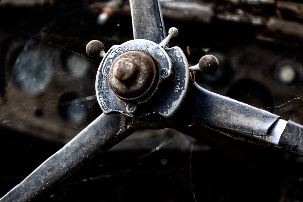 Vintage Steering Wheel - ID: 15156644 © Craig W. Myers