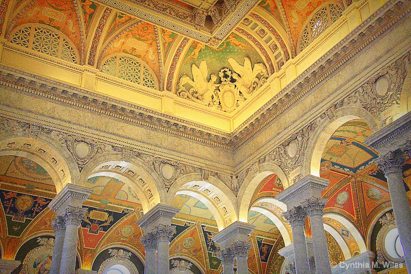 Interior of Library of Congress