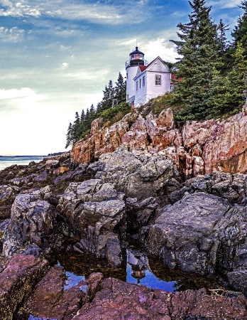 Bass Harbor Light at dawn