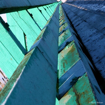 Old wood bridge