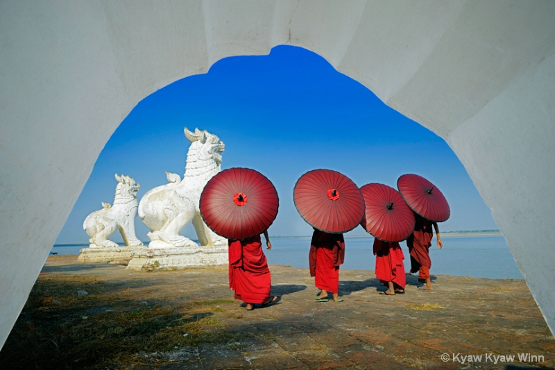 Red Umbrellas