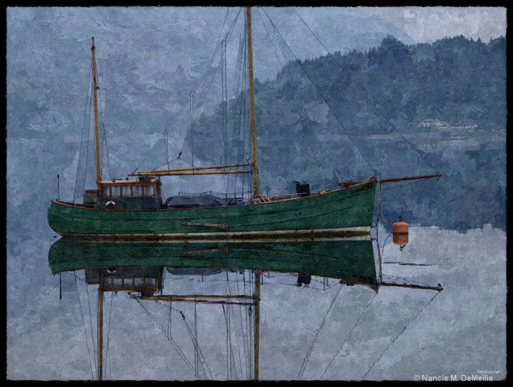 Reflection of a Sailboat