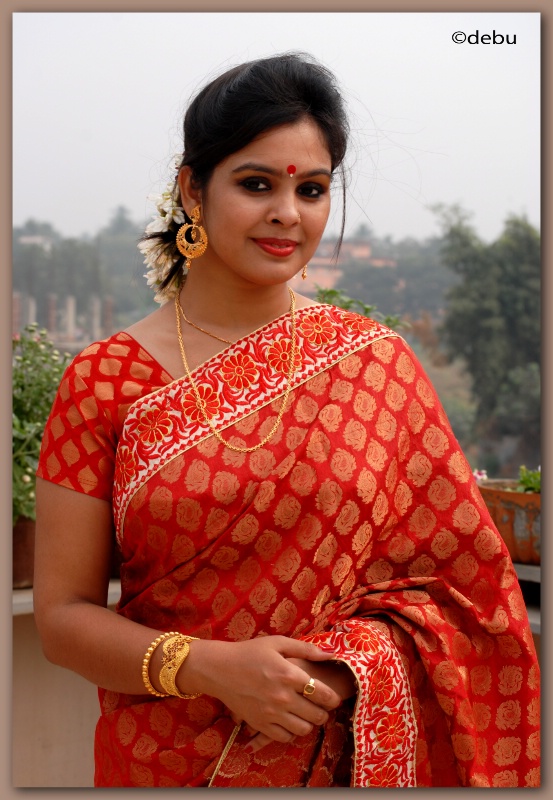 Indian saree look awesome