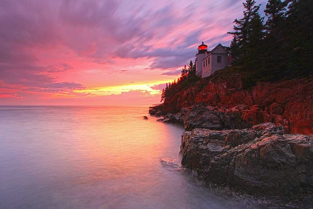 Maine Acadia National Bass Harbor Head Light