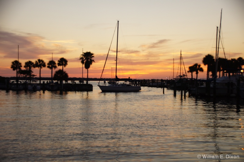 Dunedin Marina Sunset