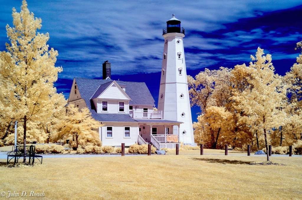 North Point Lighthouse in IR Color