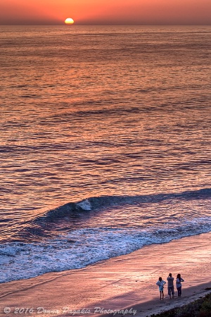 Three at Sunset 