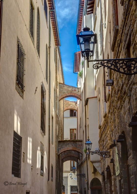 Florence Italy narrow street