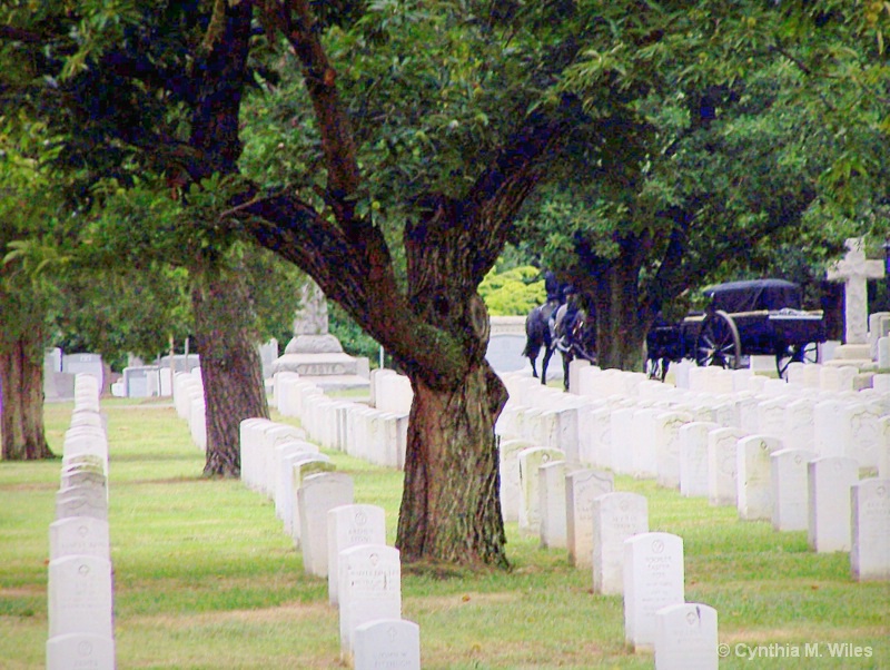Burial at Arlington national Cemetery
