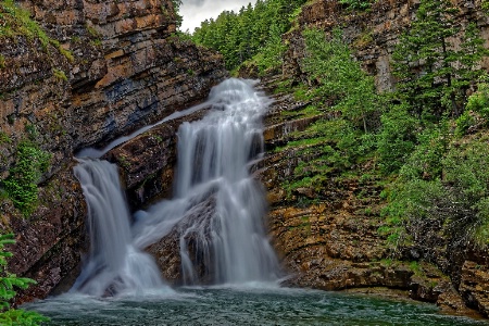 Glacier Naational Park Water fall