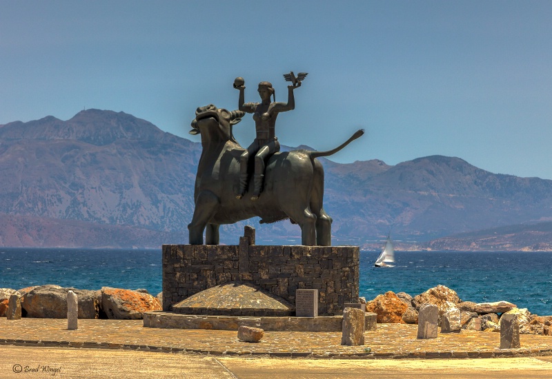 Crete Riding the Bull