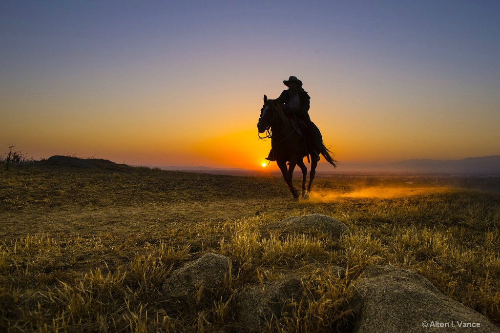 A Ride at Sunset