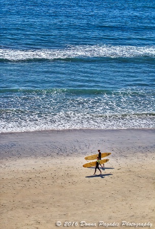 Longboard Surfers