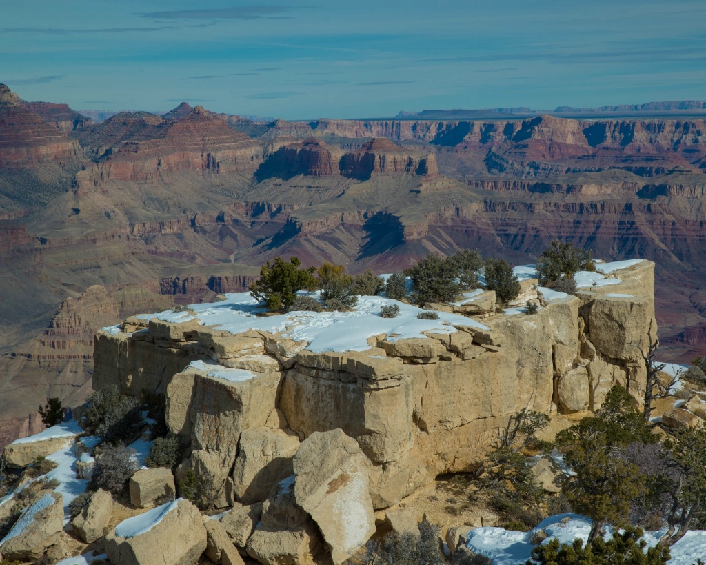 Snowy Grand Canyon - ID: 15182766 © Carol Gregoire