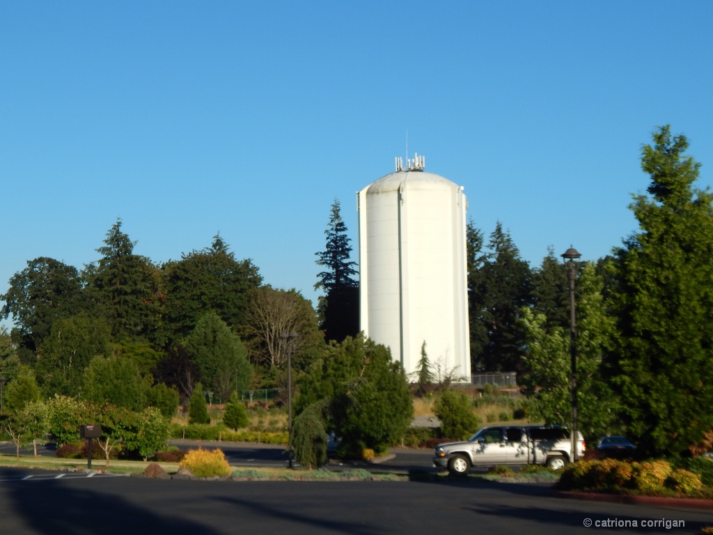 the water tower