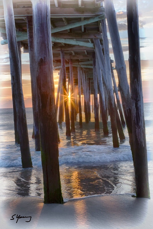 Sun Flare; Nags Head, NC - ID: 15184995 © Richard S. Young