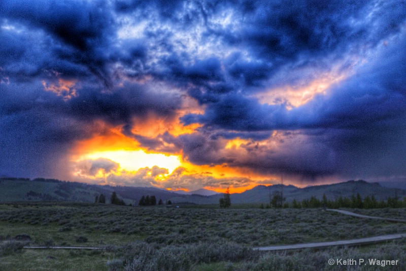 Yellowstone Sunset