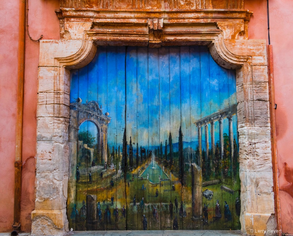 Mural in Provence, France