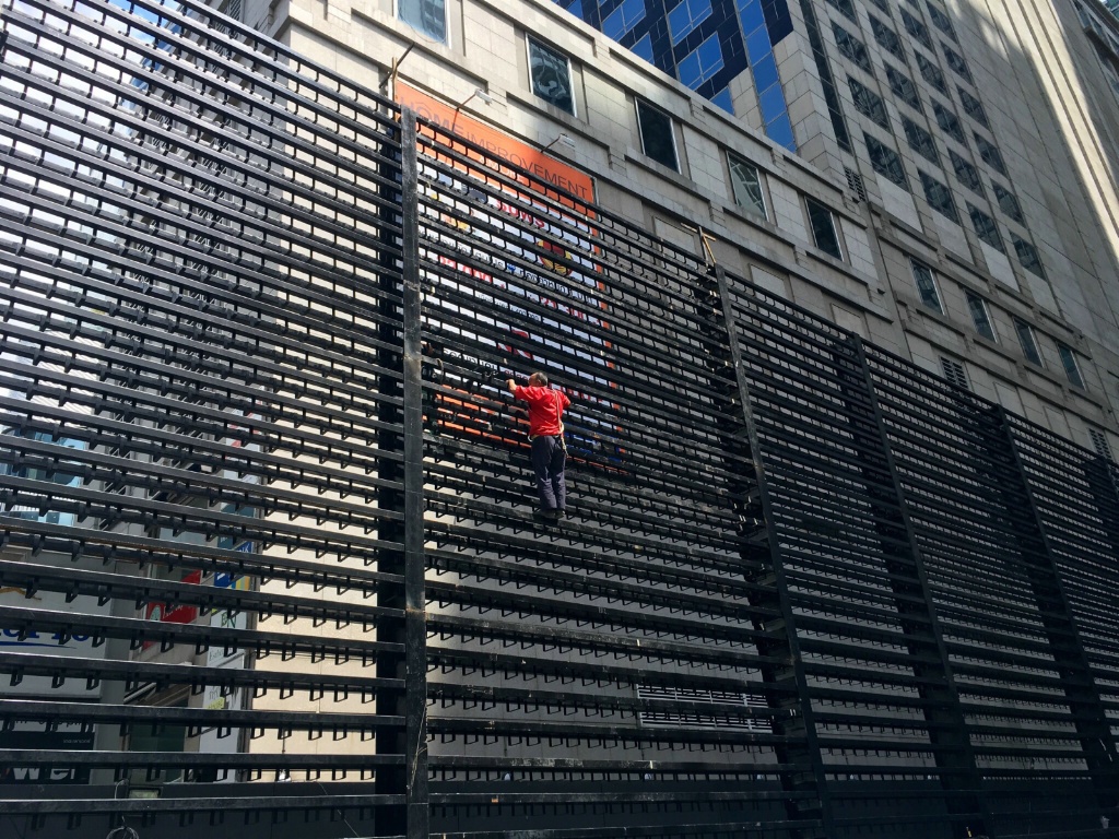 Man on a building, Bangkok