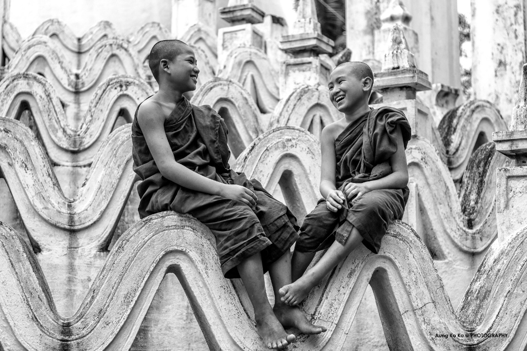 Smile of Little Monks