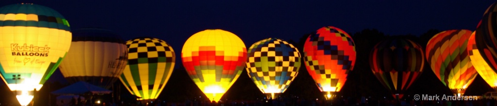 Night Time Air Balloons