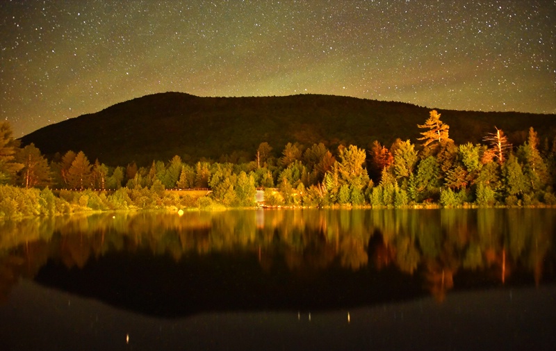 night at the lake