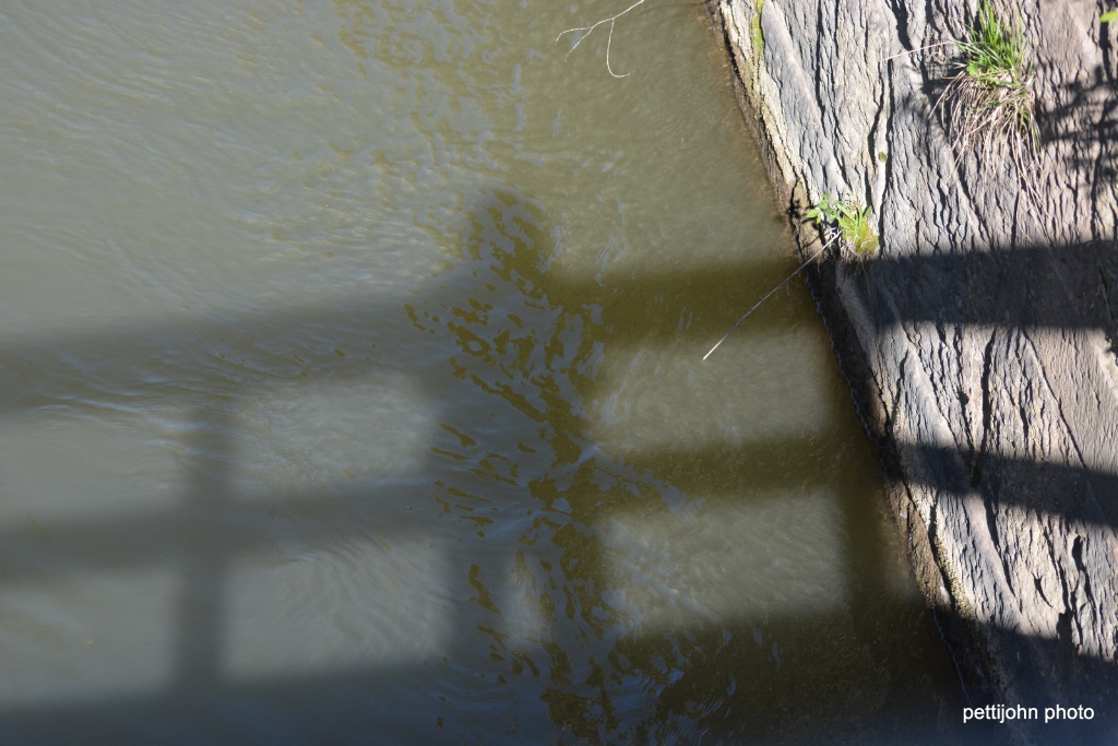 view from the bridge -selfie shadow 