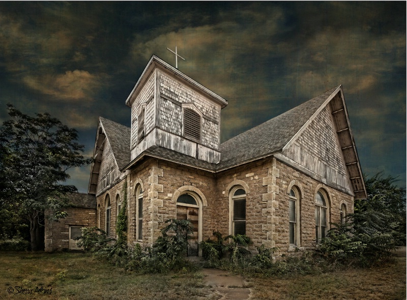 Ballinger Church - ID: 15198542 © Sherry Karr Adkins