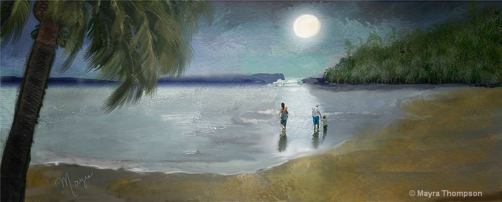 Moonlight Stroll in Panama - ID: 15198619 © Mayra Thompson
