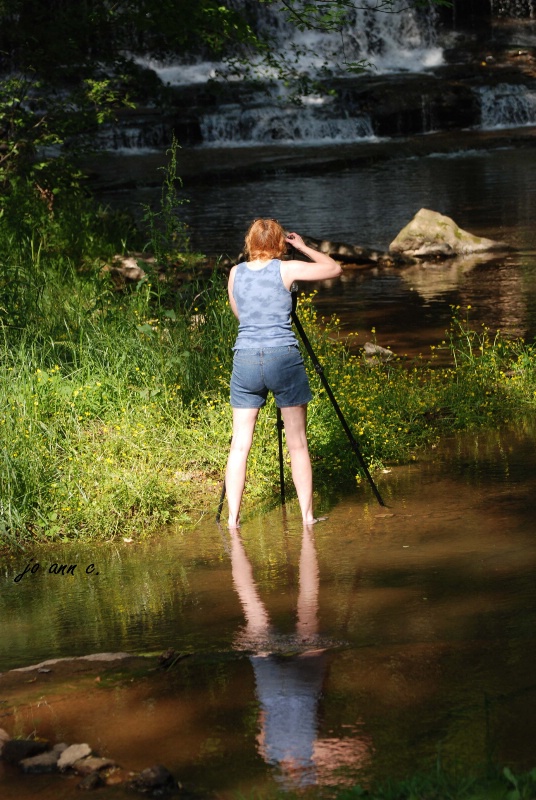 Photographer in the water!!