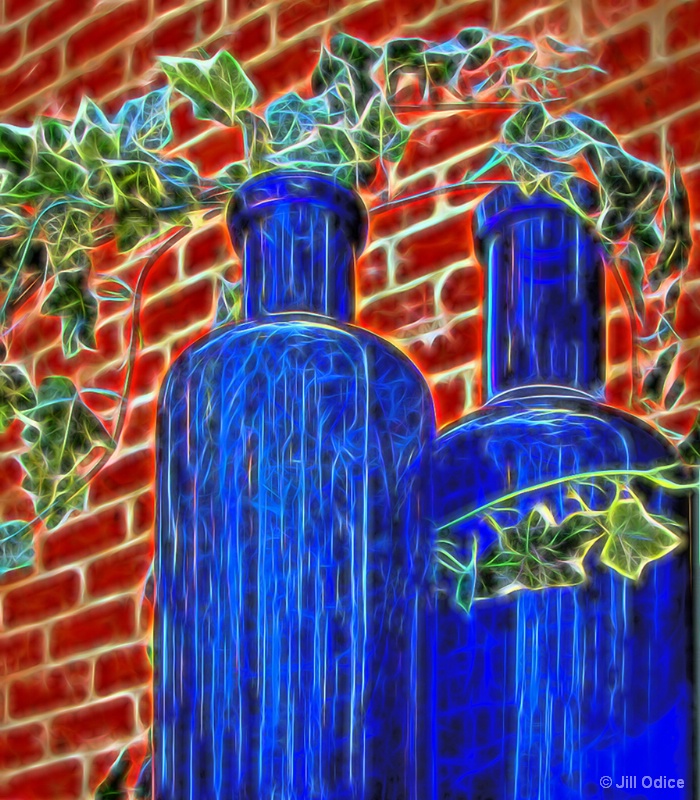 2 Blue Bottles