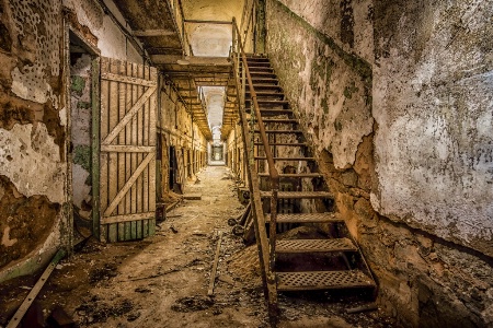 Stairs at Eastern State Penitentiary