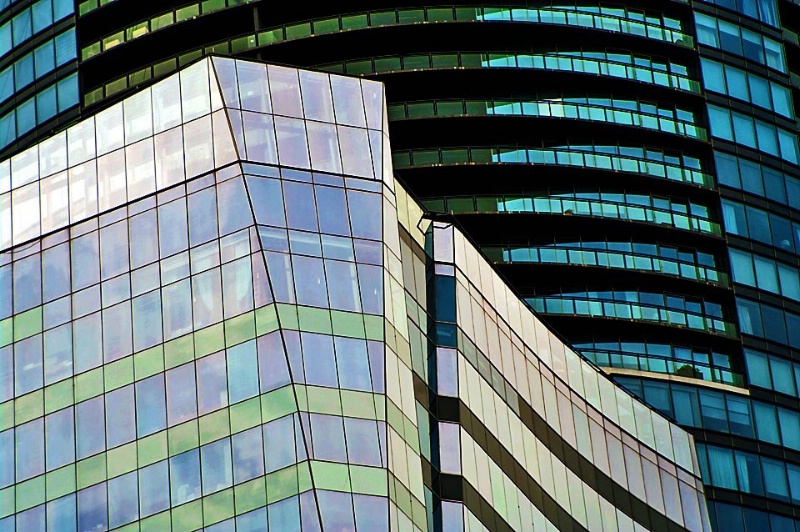 Contrasting Buildings