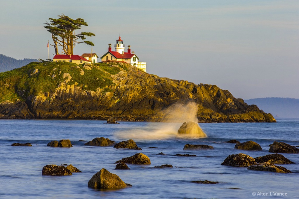 Evening Magic on Battery Point Lighthouse