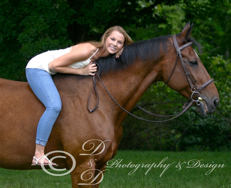 A girl & her horse