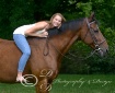 A girl & her hors...