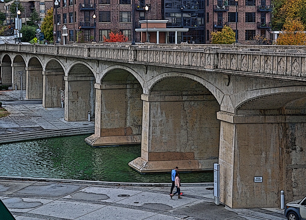 under the bridge downtown