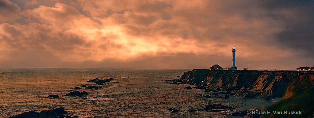 Pano of lighthouse