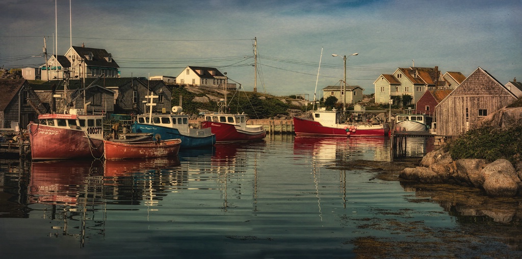 Panorama of Peggy's Cove, Nova Scotia, Canada - ID: 15210408 © Gloria Matyszyk
