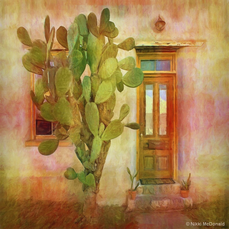 Prickly Pear and Door