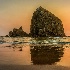 2Haystack Rock, Cannon Beach. Oregon - ID: 15212146 © Fran  Bastress