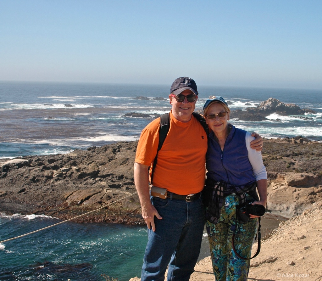 Romantic walk at Point Lobos