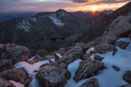 Mt Evans sunset 