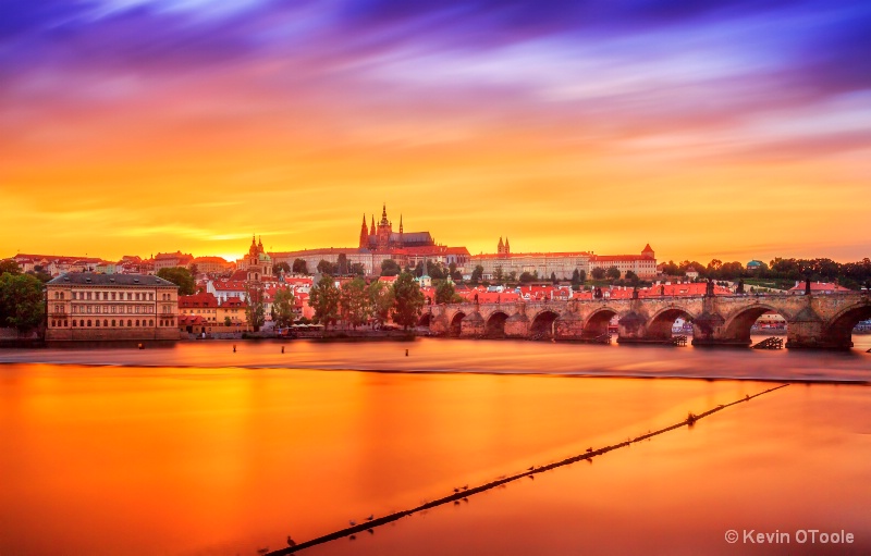 Prague Castle Sunset